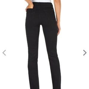 FDJ supreme denim, Olivia straight leg jeans, high rise, black, petite, Sz 14.
